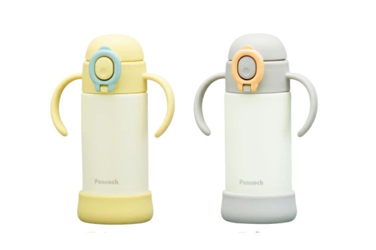 水筒 ベビー ストロー 1歳 2歳 保冷 ベビーマグ ステンレス