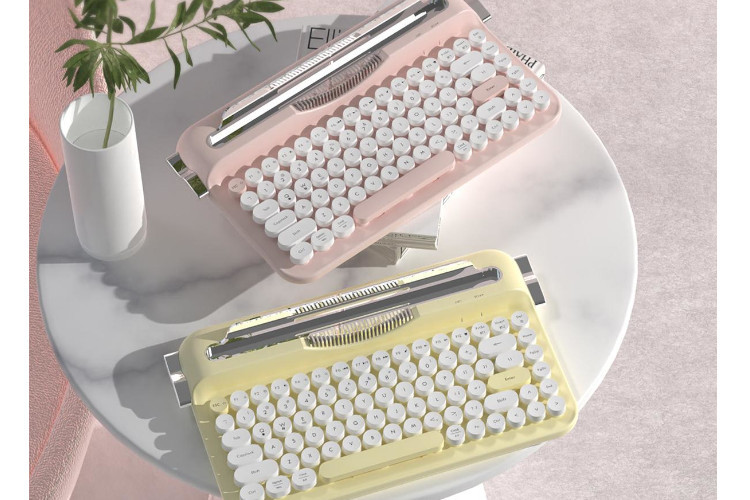 AJAZZ AF84　タイプライター風テンキーレスキーボード