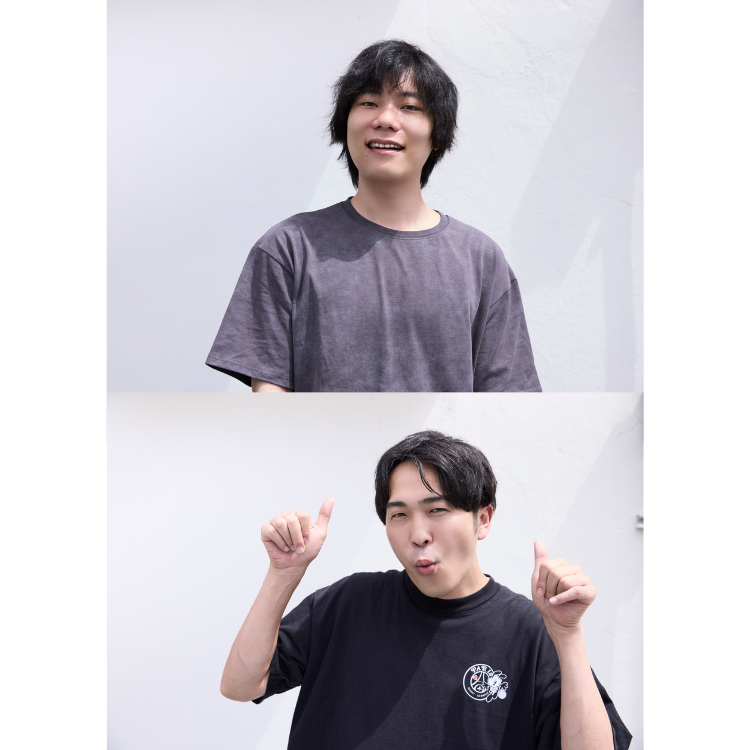 お笑い芸人「9番街レトロ」の京極風斗、なかむら☆しゅん