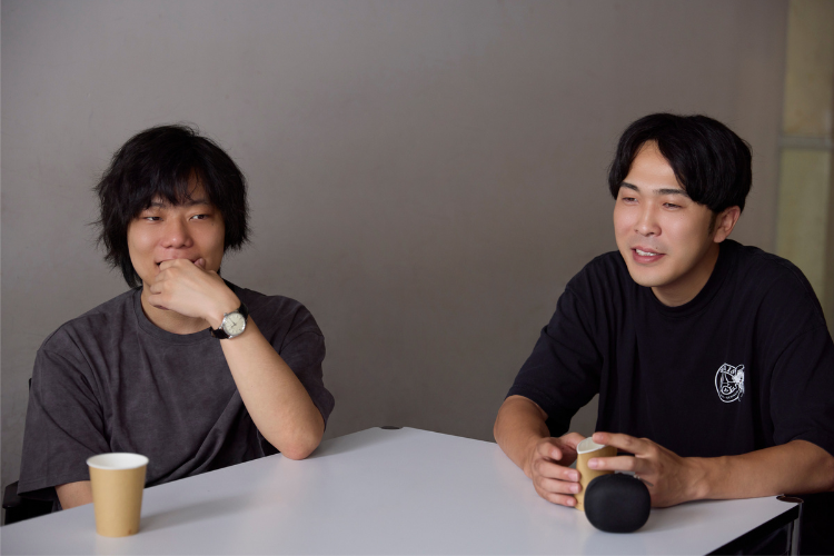 お笑い芸人「9番街レトロ」の京極風斗、なかむら☆しゅん