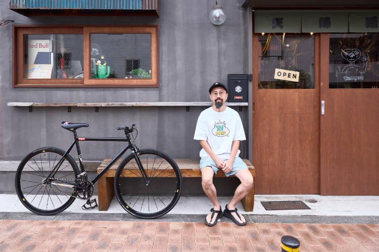 tempra cycle店主、小林健太さん