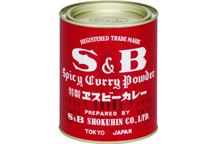 2.S&B カレー粉 赤缶 400g
