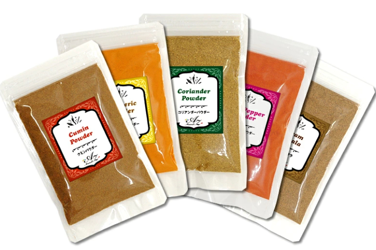 21. A.Z Mandi カレー初級スパイス5種セット 50g