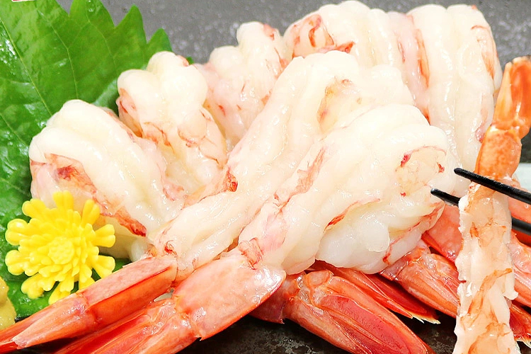 13.森源商店 赤エビ むき身ポーション【殻むき不要の刺身用】