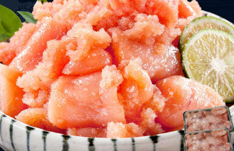 21.越前かに問屋ますよね 無着色訳あり辛子明太子【500g×2パックの切れ子】