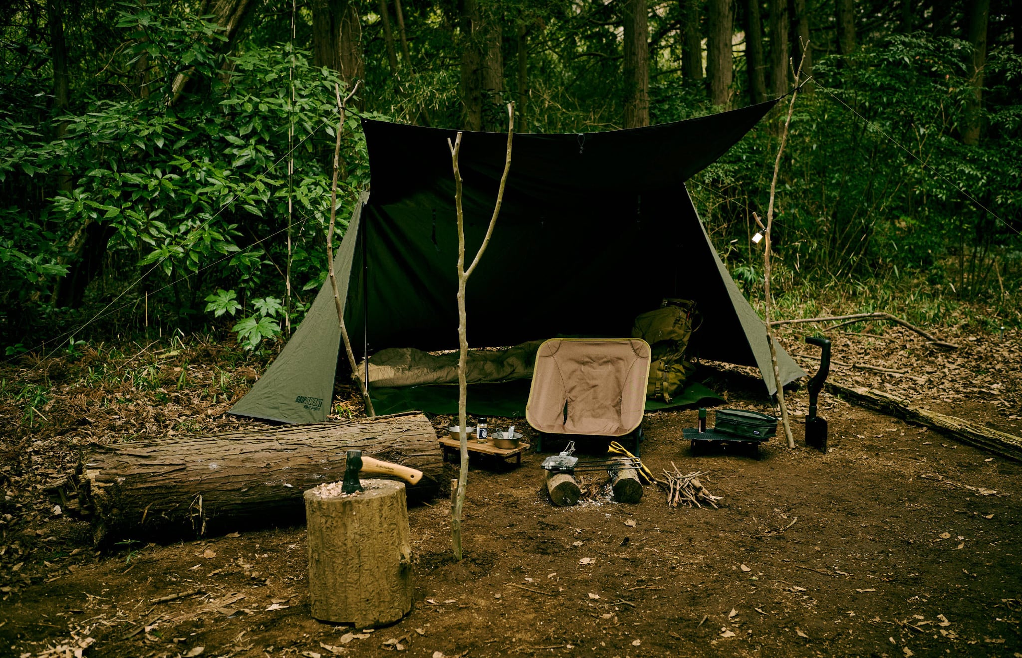 より自然を身近に感じるキャンプサイトサンプル