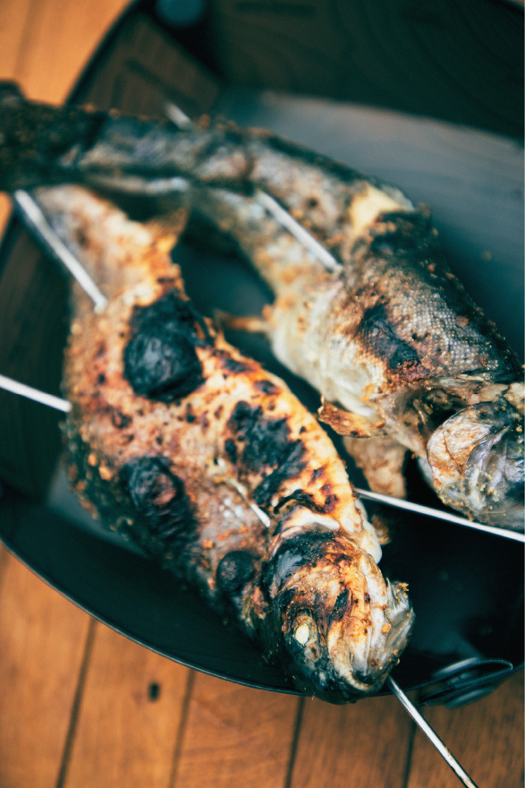 運良く魚をゲットできたら、ありがたく頂く。 それが渓流釣りの醍醐味