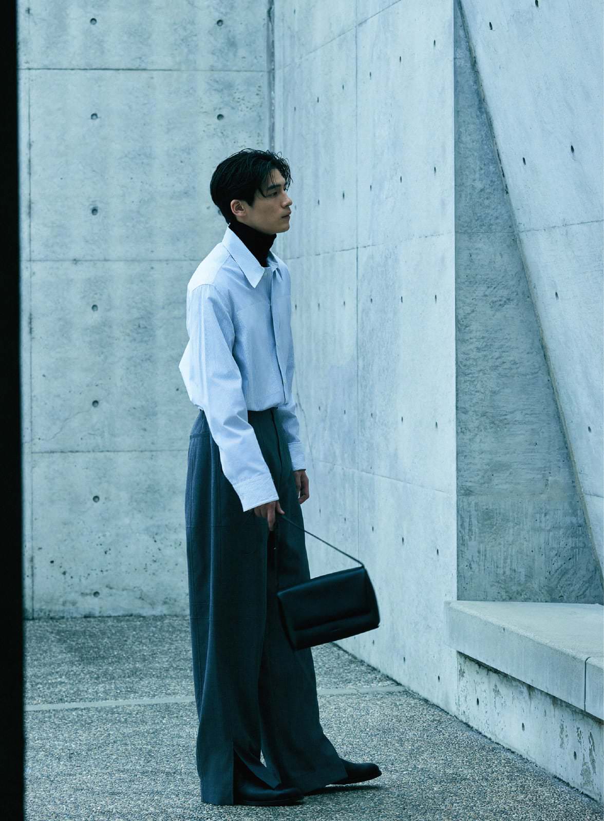 男の格が上がるバッグ04 ジルサンダー「FOLDED MESSANGER SMALL」327,800円