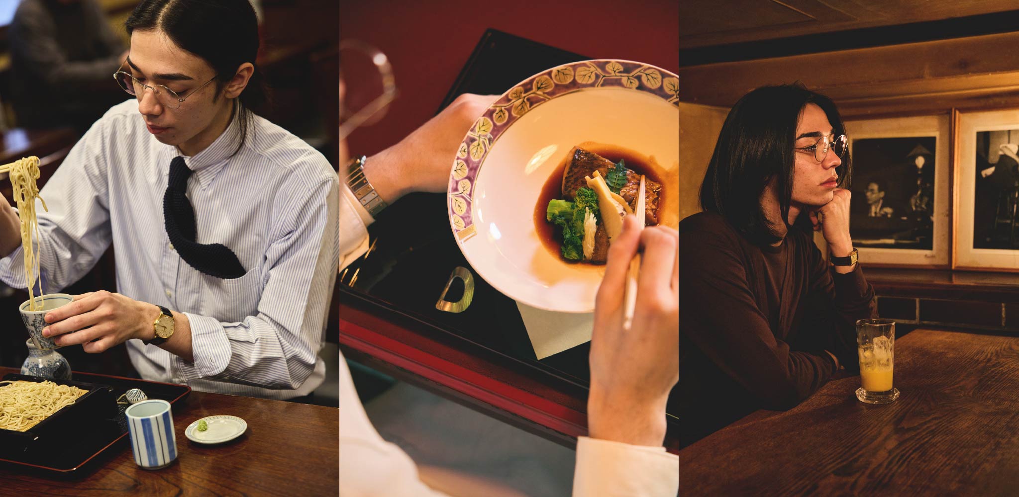 王道知らずして語るべからず。名品ファッションで訪ねる東京クラシック「飯」