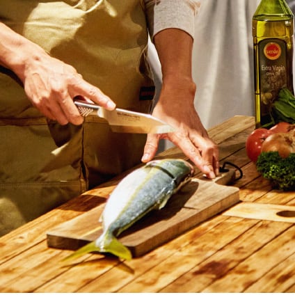 釣った魚は鮮度が良いうちにグランピングで食す