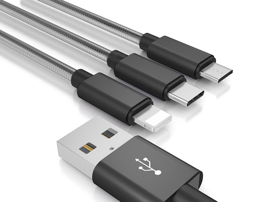 3in1 USB スマホ充電ケーブル