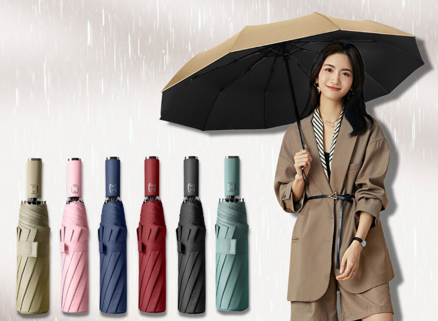 自動開閉×晴雨兼用 折りたたみ傘