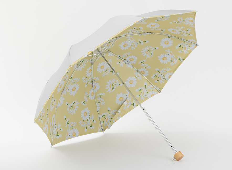 UV晴雨兼用折傘 シルバー 2,990円