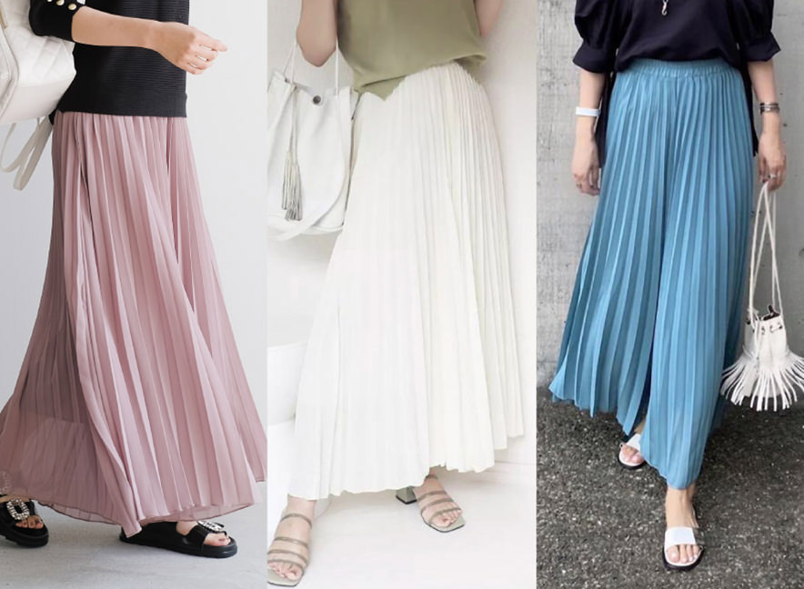 まるでスカートのようなワイドパンツ 3,980円