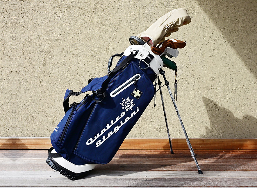 【OVDオリジナル】
14色 木の庄帆布 × クアトロスタジオーニ コラボ
帆布スタンドキャディバッグ  