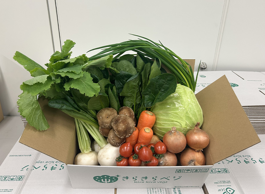 7品種以上の旬の野菜セット 3,240円