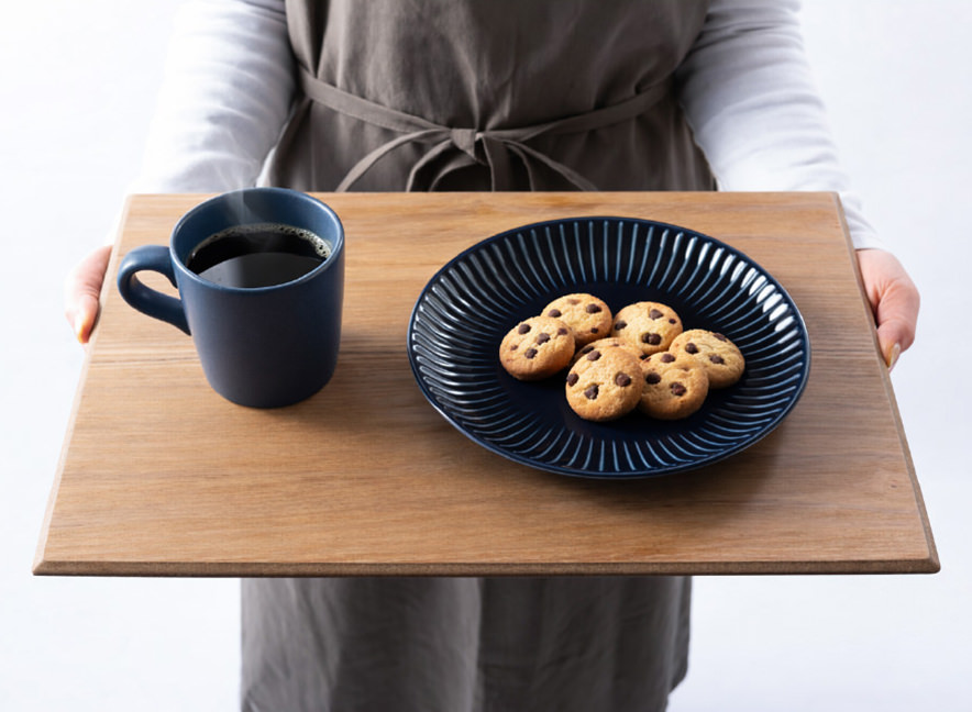 カフェ風木製ランチョンマット 2,680円