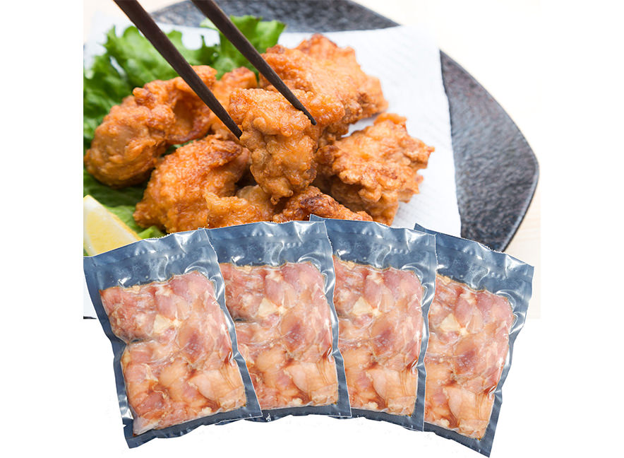くり助特製 豊前からあげ（生）若鶏もも 250g×4 