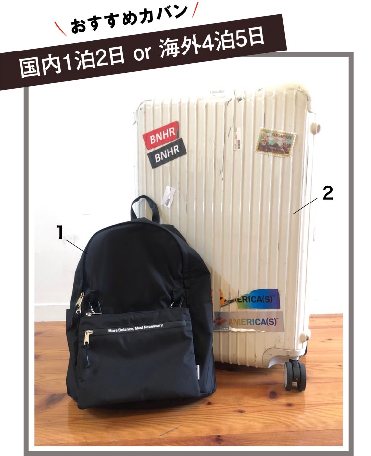 国内、海外、出張】旅の達人に学ぶ旅行バッグの最適解｜メンズライフ 